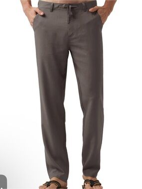 Willit Linen Blend Drawstring Pants 33x29